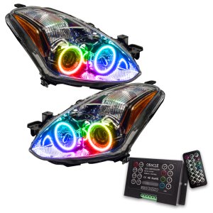 Nissan Altima Coupe Headlight Assemblies - ORACLE Lighting - SMD HL - ColorSHIFT w/ 2.0 Controller - `10-`12